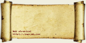 Anđela Pantić vizit kartica